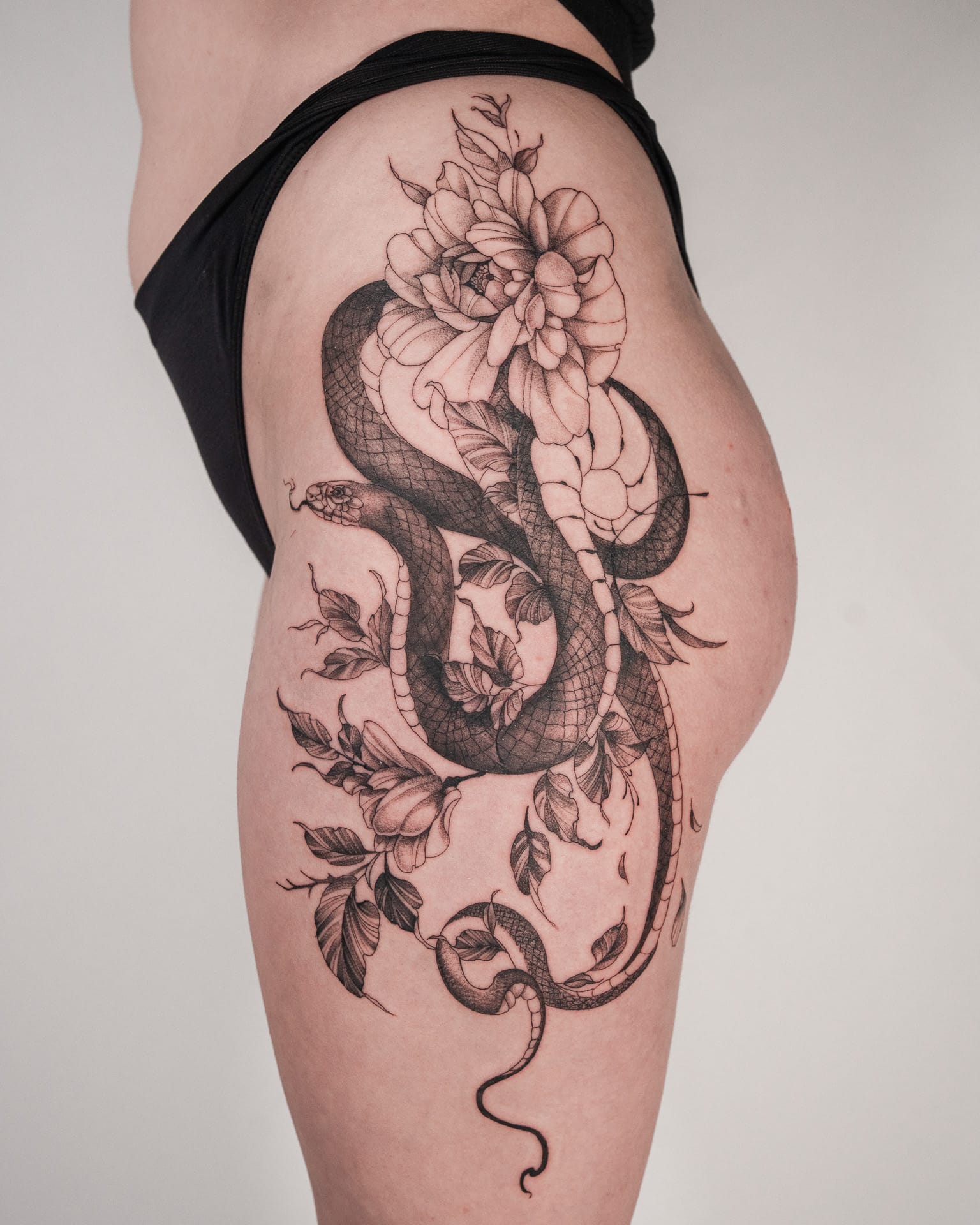 Fine line tattoo — selected work